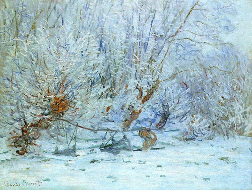 A geada (Claude Monet) - Reprodução com Qualidade Museu