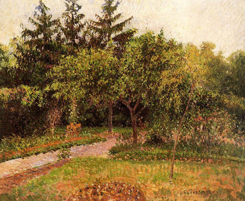The Garden At Eragny (Camille Pissarro) - Reprodução com Qualidade Museu