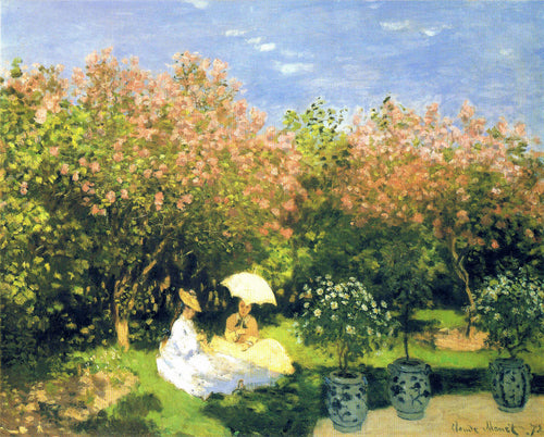 O Jardim (Claude Monet) - Reprodução com Qualidade Museu