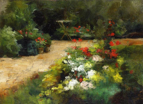 Jardim (Gustave Caillebotte) - Reprodução com Qualidade Museu