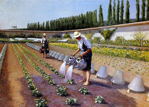Os jardineiros (Gustave Caillebotte) - Reprodução com Qualidade Museu