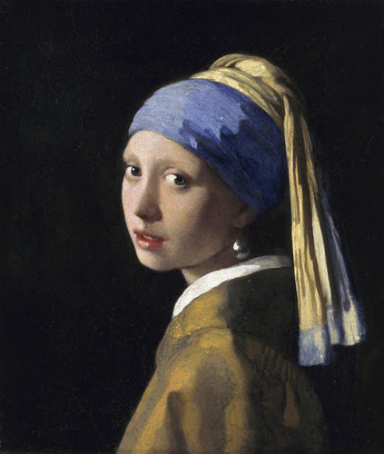 A garota com um brinco de pérola (Johannes Vermeer) - Reprodução com Qualidade Museu
