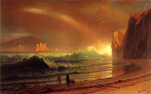 The Golden Gate (Albert Bierstadt) - Reprodução com Qualidade Museu