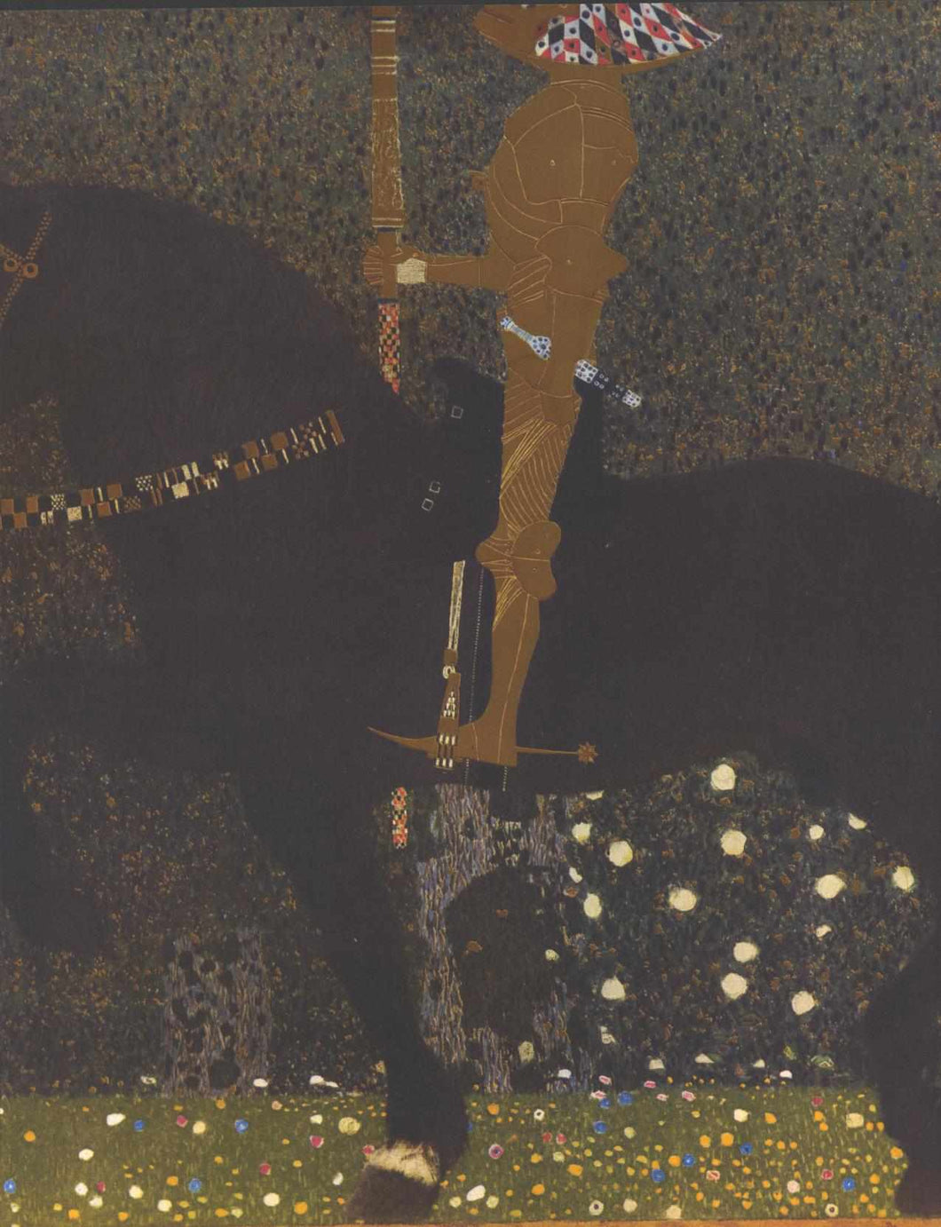 O cavaleiro dourado (Gustav Klimt) - Reprodução com Qualidade Museu
