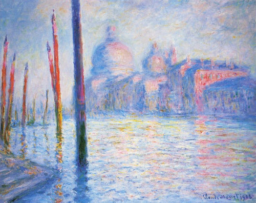 O grande canal (Claude Monet) - Reprodução com Qualidade Museu