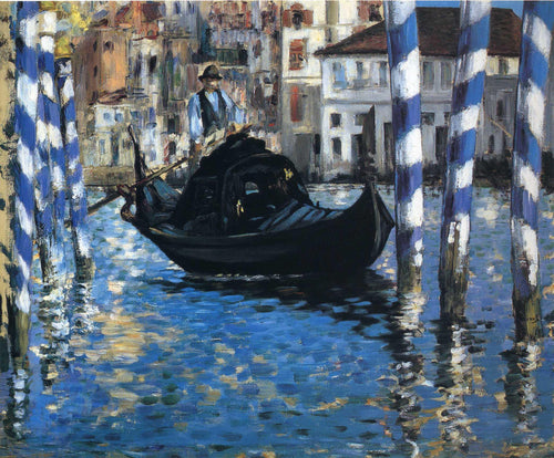 Veneza Azul (Edouard Manet) - Reprodução com Qualidade Museu