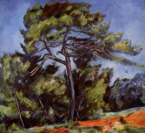 O grande pinheiro (Paul Cézanne) - Reprodução com Qualidade Museu