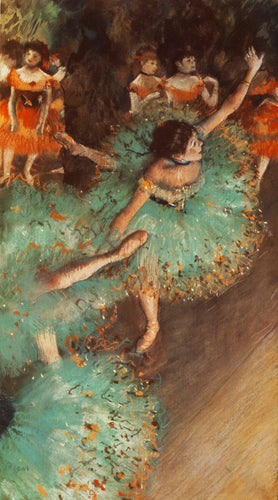 The Green Dancer (Edgar Degas) - Reprodução com Qualidade Museu