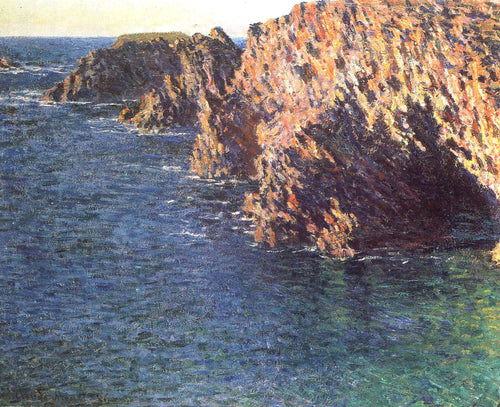 A Gruta de Port Domois (Claude Monet) - Reprodução com Qualidade Museu