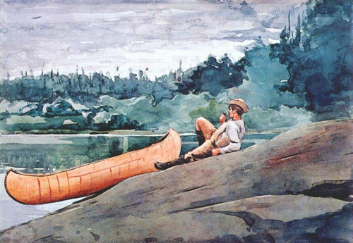 O guia (Winslow Homer) - Reprodução com Qualidade Museu