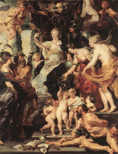 A felicidade da regência (Peter Paul Rubens) - Reprodução com Qualidade Museu
