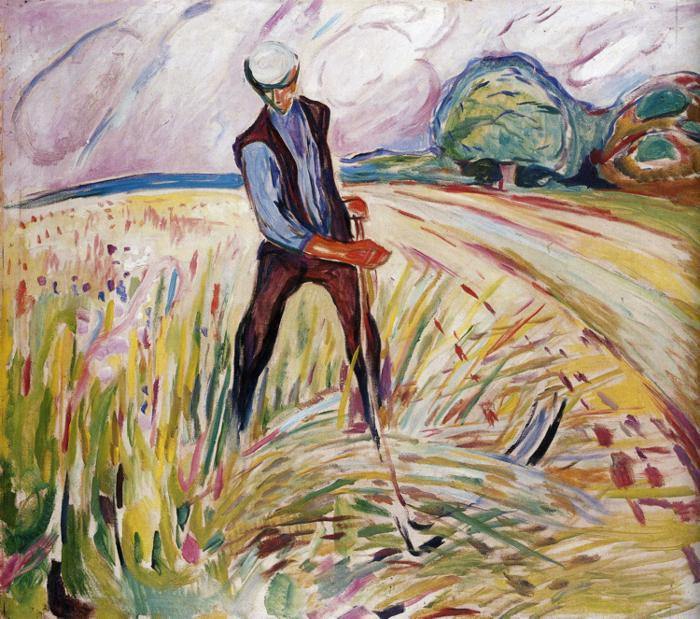 The Haymaker (Edvard Munch) - Reprodução com Qualidade Museu