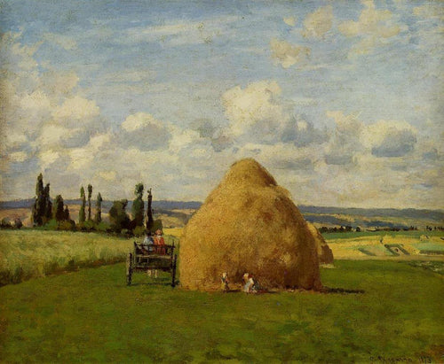 The Haystack, Pontoise (Camille Pissarro) - Reprodução com Qualidade Museu