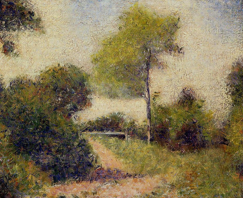 A cerca (Georges Seurat) - Reprodução com Qualidade Museu