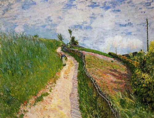 The Hill Path, Ville d Avray (Alfred Sisley) - Reprodução com Qualidade Museu