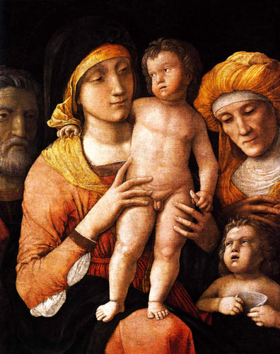 A Sagrada Família com Santa Isabel e o Menino João Batista - Replicarte