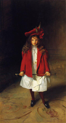 A Honorável Victoria Stanley (John Singer Sargent) - Reprodução com Qualidade Museu