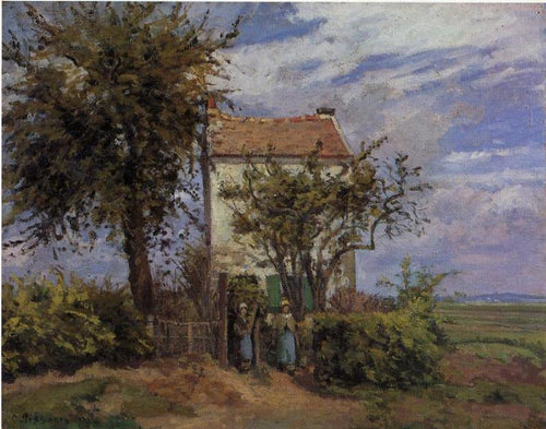 A casa nos campos, Rueil (Camille Pissarro) - Reprodução com Qualidade Museu