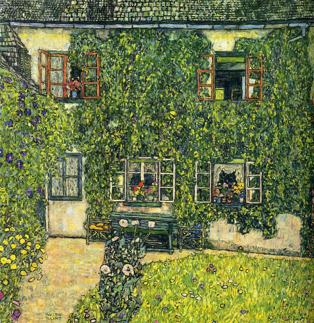The House Of Guardaboschi (Gustav Klimt) - Reprodução com Qualidade Museu