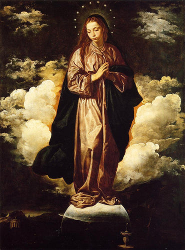 A Imaculada Conceição (Diego velázquez) - Reprodução com Qualidade Museu