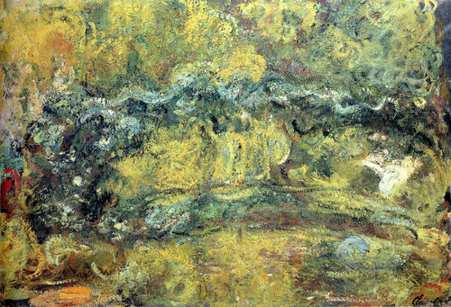 A Ponte Japonesa - A Lagoa dos Nenúfares (Claude Monet) - Reprodução com Qualidade Museu
