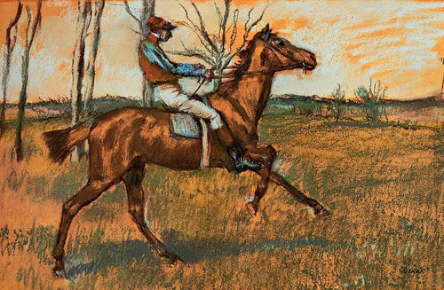 O jóquei (Edgar Degas) - Reprodução com Qualidade Museu