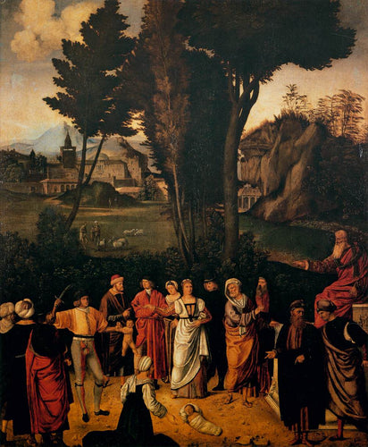 O Julgamento de Salomão (Giorgione) - Reprodução com Qualidade Museu