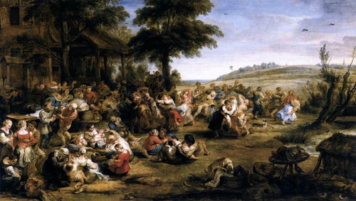 O Kermesse (Peter Paul Rubens) - Reprodução com Qualidade Museu