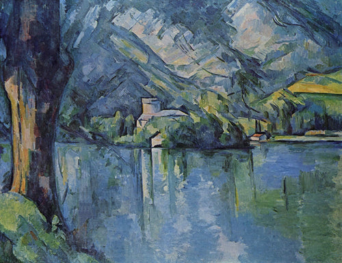 The Lake Annecy (Paul Cézanne) - Reprodução com Qualidade Museu