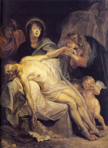 A lamentação (Anthony van Dyck) - Reprodução com Qualidade Museu