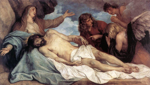 A lamentação de cristo (Anthony van Dyck) - Reprodução com Qualidade Museu