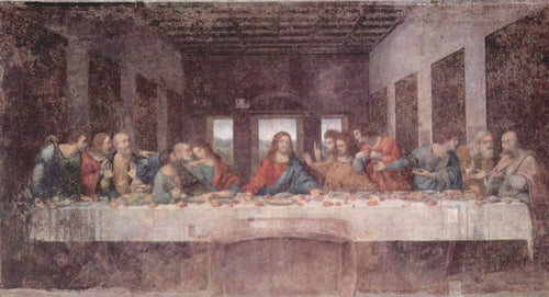 A última Ceia (Leonardo da Vinci) - Reprodução com Qualidade Museu