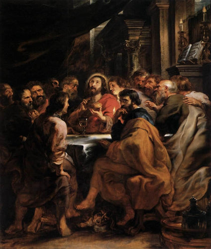 A última Ceia (Peter Paul Rubens) - Reprodução com Qualidade Museu