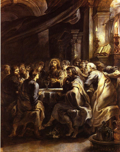 A última Ceia (Peter Paul Rubens) - Reprodução com Qualidade Museu