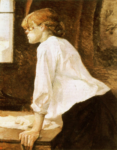 O trabalhador da lavanderia (Henri de Toulouse-Lautrec) - Reprodução com Qualidade Museu