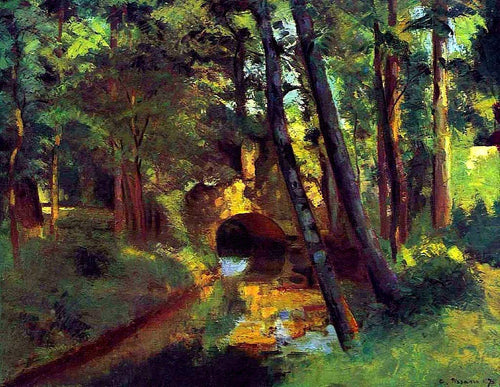 A pequena ponte, Pontoise (Camille Pissarro) - Reprodução com Qualidade Museu