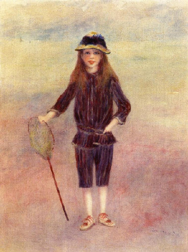 A pequena pescadora (Pierre-Auguste Renoir) - Reprodução com Qualidade Museu