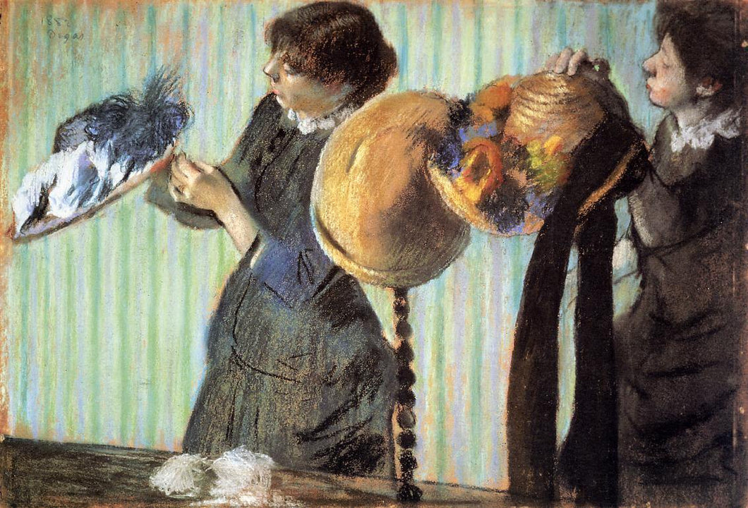 The Little Milliners (Edgar Degas) - Reprodução com Qualidade Museu