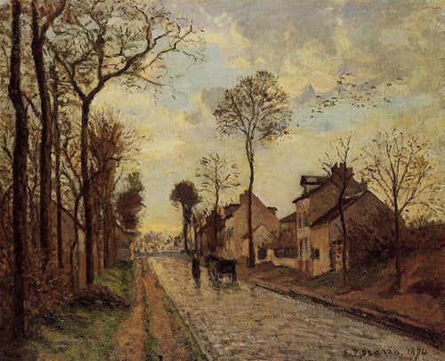 The Louveciennes Road (Edgar Degas) - Reprodução com Qualidade Museu