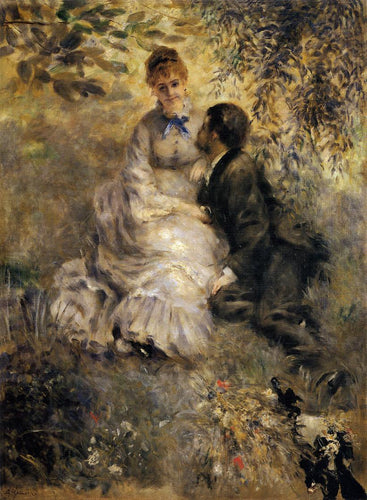 Os Amantes (Pierre-Auguste Renoir) - Reprodução com Qualidade Museu