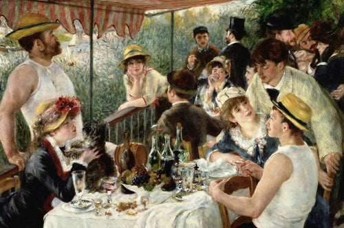 Almoço da festa náutica (Pierre-Auguste Renoir) - Reprodução com Qualidade Museu