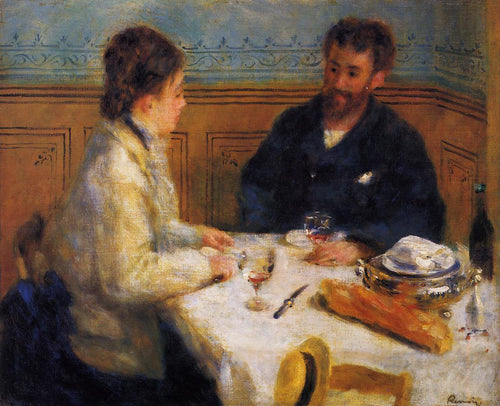 O almoço (Pierre-Auguste Renoir) - Reprodução com Qualidade Museu