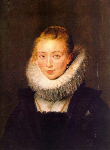 A dama de honra à infanta Isabella (Peter Paul Rubens) - Reprodução com Qualidade Museu