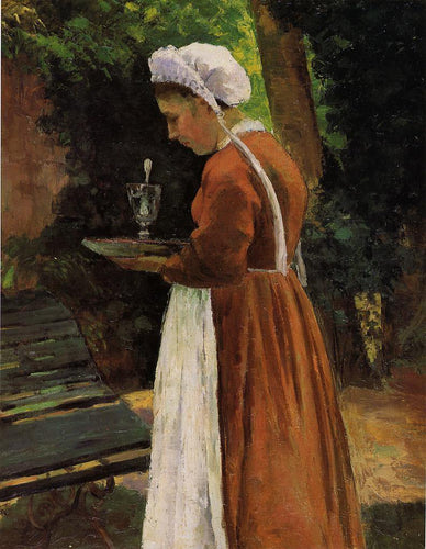 A criada (Camille Pissarro) - Reprodução com Qualidade Museu