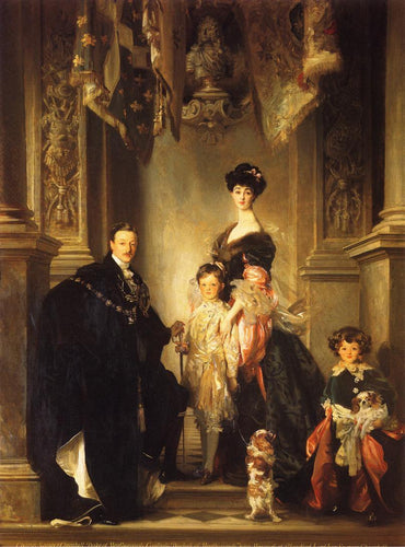 A Família Marlborough (John Singer Sargent) - Reprodução com Qualidade Museu