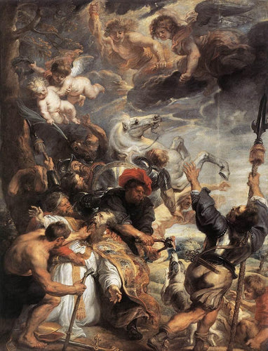 O Martírio de São Livino (Peter Paul Rubens) - Reprodução com Qualidade Museu