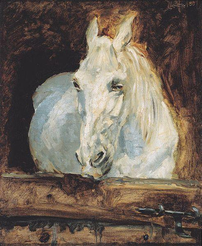 The White Horse Gazelle (Henri de Toulouse-Lautrec) - Reprodução com Qualidade Museu