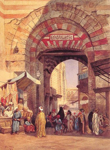 O Bazar Mouro (Rudolf Ernst) - Reprodução com Qualidade Museu