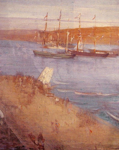 A manhã seguinte à revolução, Valparaíso (James Abbott McNeill Whistler) - Reprodução com Qualidade Museu