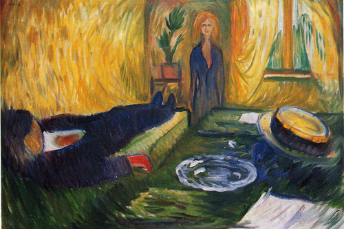A assassina (Edvard Munch) - Reprodução com Qualidade Museu
